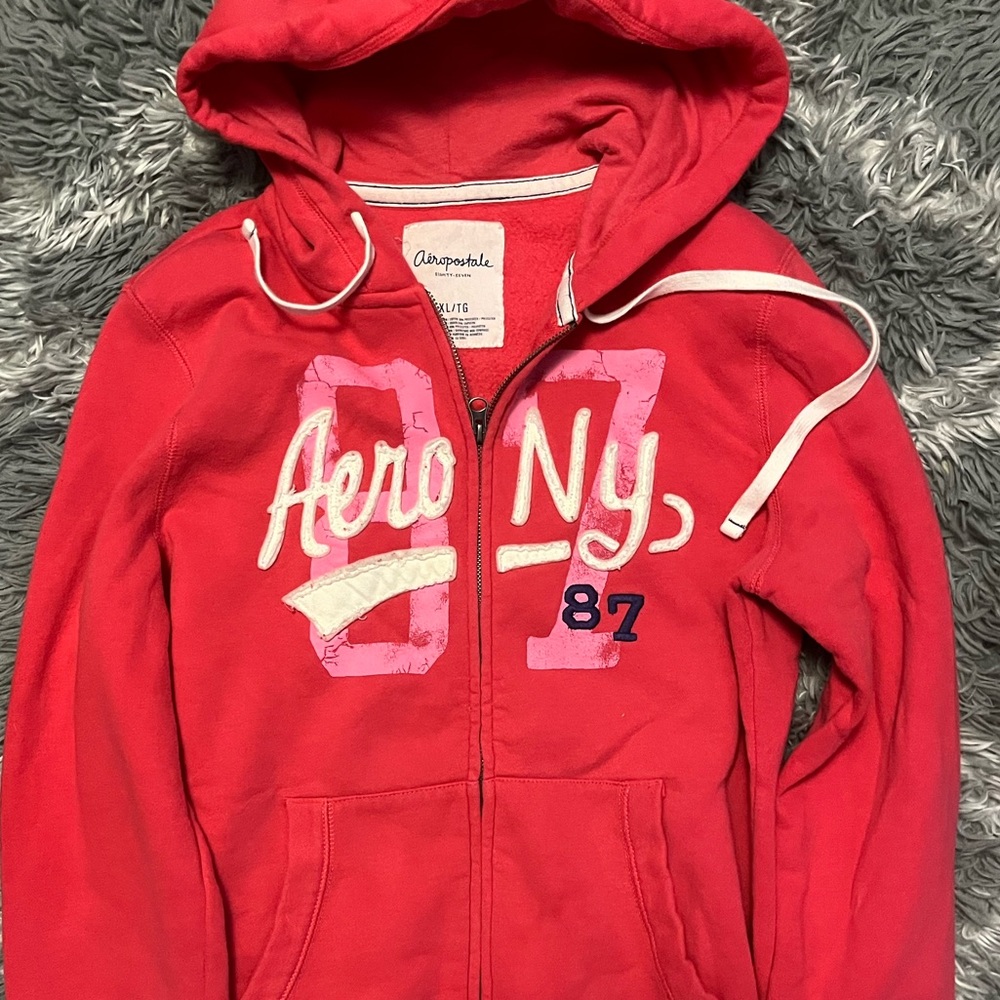 Vintage Pink Aeropostale Hoodie